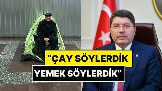 Yılmaz Tunç'un Adalet Nöbetine Başlayan Mahmut Tanal Yorumu Gündem Oldu: "Çay Söylerdik Yemek Söylerdik"