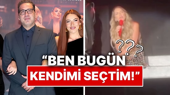 Belli ki Çok Kırılmış: Hadise, Şenol Sönmez'le Ayrılık Haberlerini Sahnedeki Duygusal Konuşmayla Doğruladı