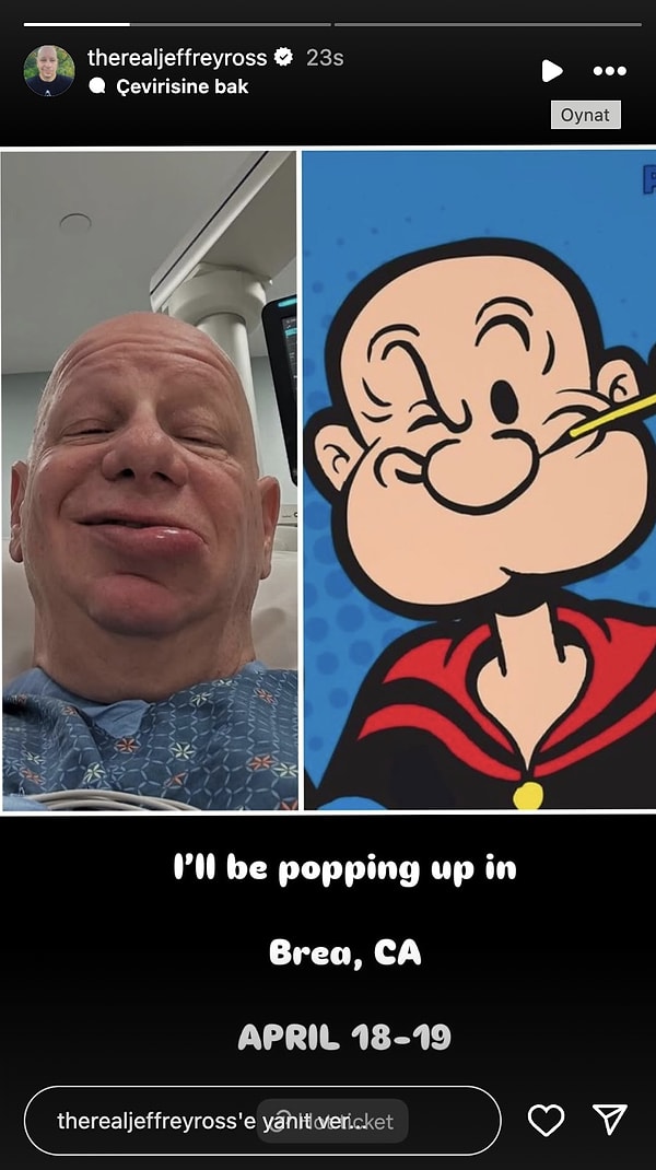 Jeff Ross kendine has tarzından ödün vermedi.