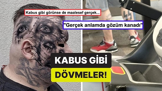Yaptırdıkları Göz Kanatan Dövmelerle Görenlere Hayatı Uzun Uzun Sorgulatan Acayip Kişiler