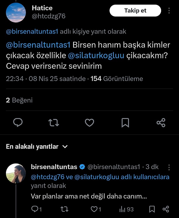 İşte o paylaşım:
