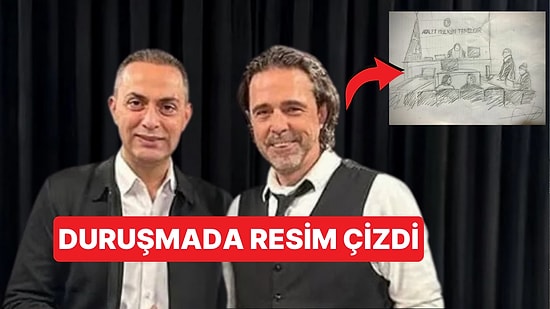 Murat Ağırel ile Mahkemeye Sevk Edilen Timur Soykan Duruşma Esnasında Resim Çizdi