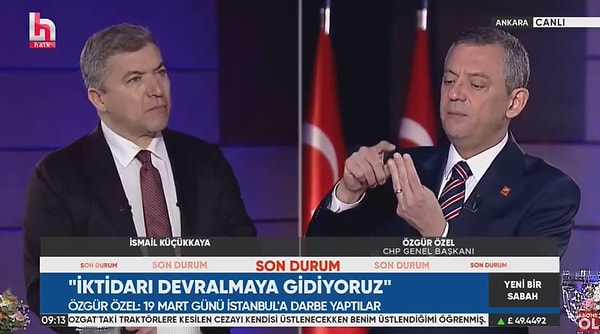 Halk TV yayınına katılan CHP Genel Başkanı Özgür Özel, 19 Mart haftası hakkında flaş açıklamalarda bulundu.