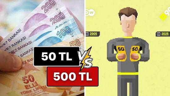 500 TL, Yeni 50 TL’ye mi Dönüştü? 20 Yılda Türk Lirası'nın Geldiği Nokta Şaşkınlık Yarattı