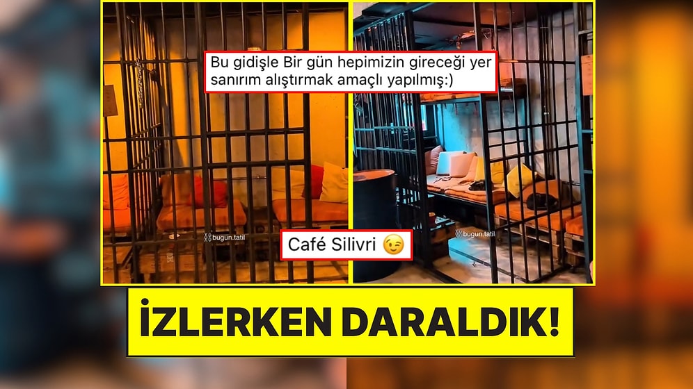 İstanbul’un Hapishane Konseptli Kafesinden Görüntüler İzlerken Ruhumuzu Daralttı