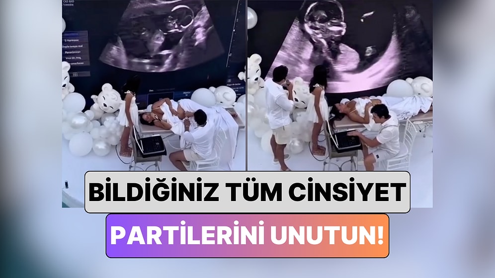 Giderek Sınırları Zorluyorlar: Bir Aile Mekana Ultrason Makinesi Getirerek Cinsiyeti Konuklarla Öğrendi
