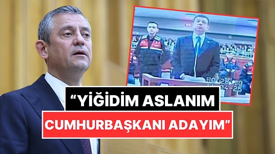 Özgür Özel'den Ekrem İmamoğlu'na: Yiğidim, Aslanım, Cumhurbaşkanı Adayım