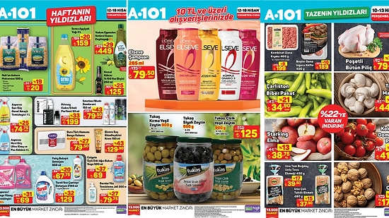 12 Nisan - 19 Nisan 2025 A101 Haftanın Yıldızları Kataloğu