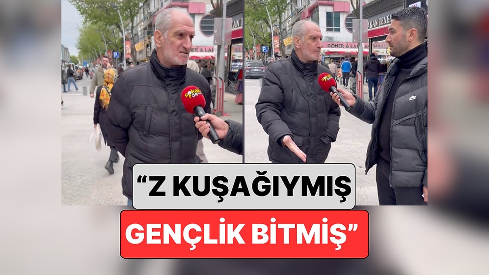 Sokak Röportajında Konuşan Bir Vatandaş Z Kuşağına Hakaretler Etti: "Ülkeyi Satarsınız Siz"