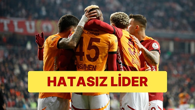 Lider Galatasaray Samsunspor Deplasmanından 2-0'lık Galibiyetle Dönüyor