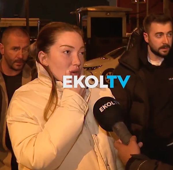 Yüzündeki morlukları saklayan Danla Bilic olayların ardından ilk kez EKOL TV muhabirlerine konuştu.