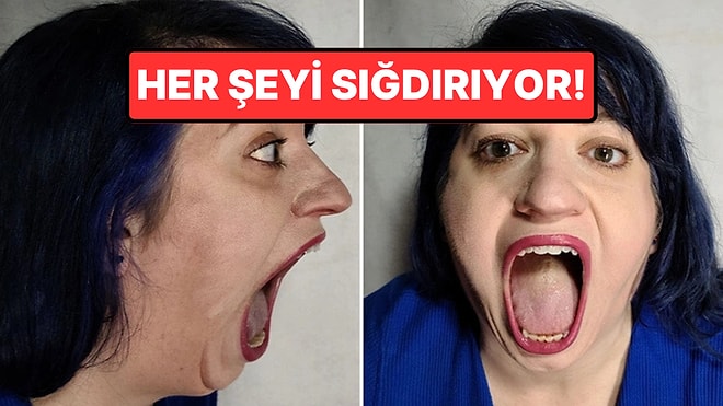 Guinness Rekorlar Kitabı'na Girdi: 7.6 Cm Genişliğindeki Ağzıyla "Dünyanın En Büyük Ağızlı Kadını"