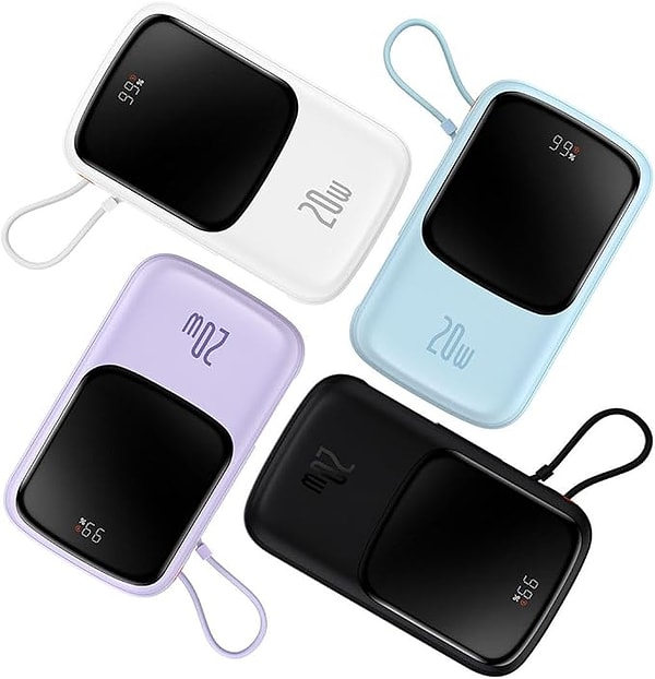 Baseus Q Pow Pro 10.000 Mah Lcd Display 20W Powerbank