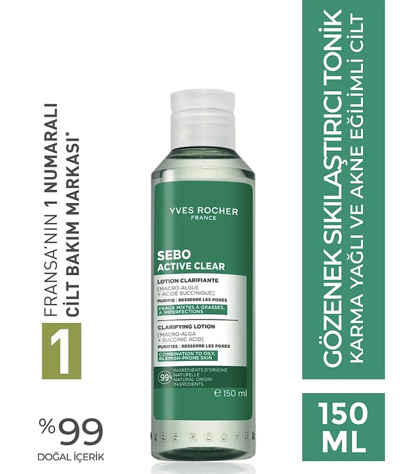 11. Trendyol'da yeni olan Yves Rocher Arındırıcı Gözenek Sıkılaştırıcı Tonik keşfedilmek için bekliyor!
