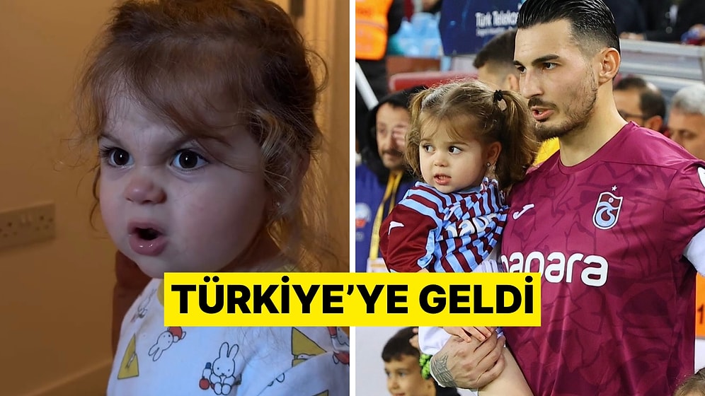 "My Arkadash Here" Videosuyla Tanıdığımız Minik Sophia Trabzonspor'un Maçında Sahaya Çıktı