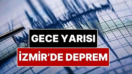 İzmir Körfezi’nde 4 Büyüklüğünde Deprem Oldu
