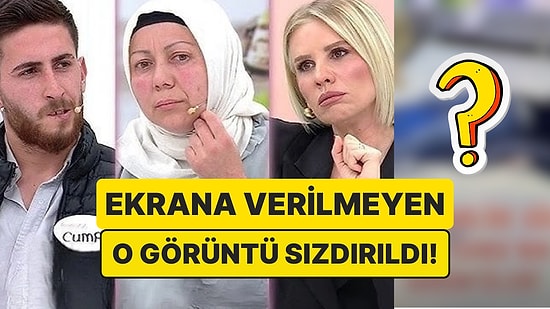 Esra Erol’da Ekrana Verilmeyen Kayınvalide-Damat Skandalındaki Görüntü Sosyal Medyaya Sızdı!