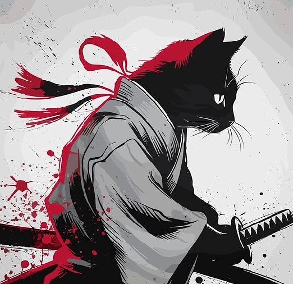 Samurai Cat