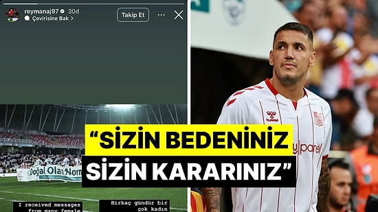 Rey Manaj, “Doğal Olan Normal Doğum” Pankartı İçin Özür Diledi