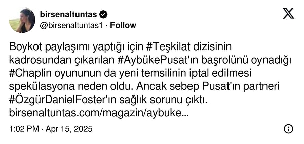 Yaşanan tartışmalar sonrası gazeteci Bilsen Altuntaş'tan konu ile ilgili bir açıklama geldi.