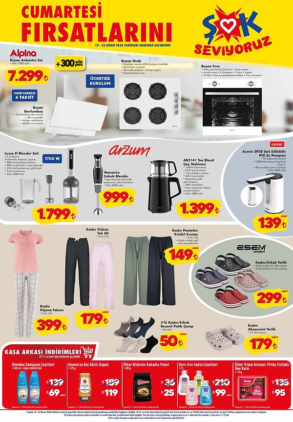 Alpina Beyaz Ankastre Set 7.299 TL, Görseli