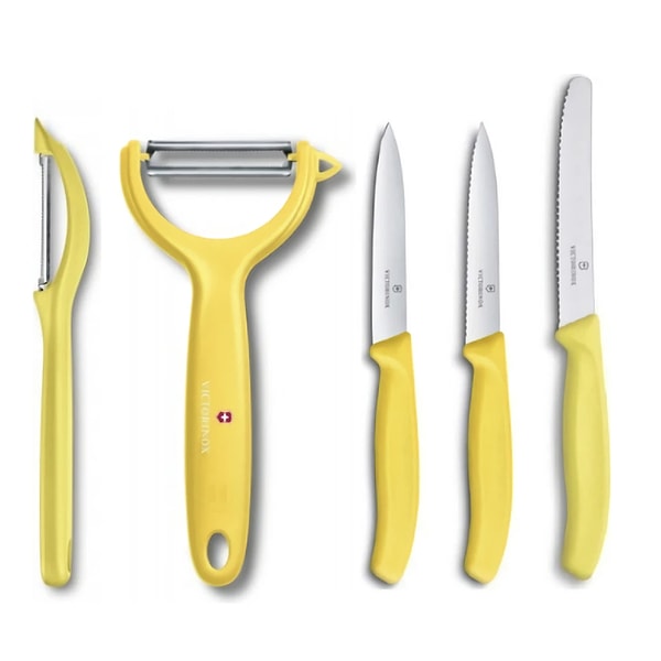 Victorinox Sarı 5’li Soyma ve Soyacak Seti