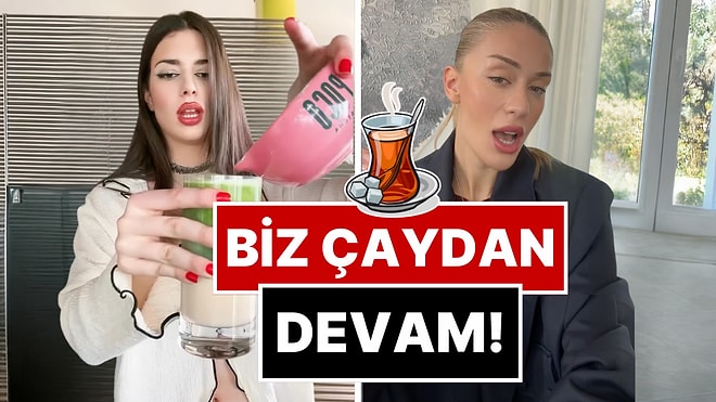 Acun Ilıcalı'nın Eşi Çağla Altunkaya Ilıcalı, Matcha'sını Diline Büyük Dolayan Derin Talu'yu Taklit Etti!