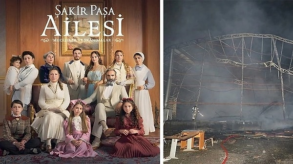 Yangın haberinin ardından Şakir Paşa Ailesi'nin final yapacağı iddia edilmişti. Görseli