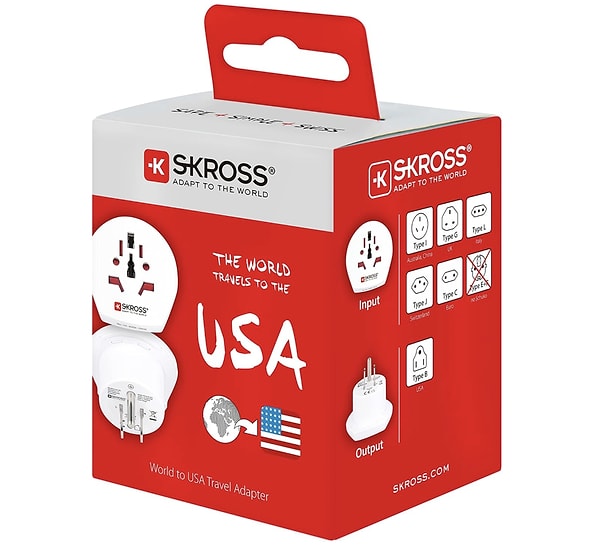 2. SKROSS World to US Seyahat Adaptörü – Her Prizi Tanır Görseli