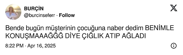 Her çocuk da aynı değil sonuçta!