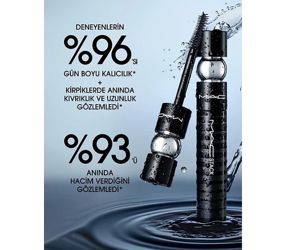 Mac M·a·cstack Waterproof Suya Dayanıklı Maskara