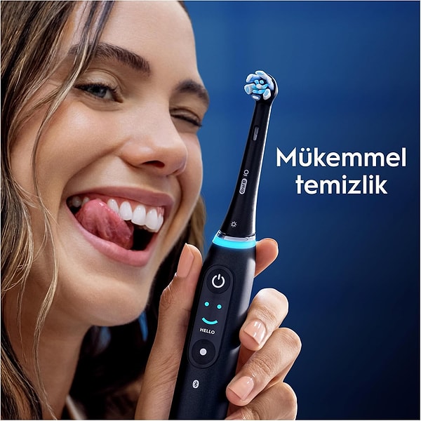 Oral-B iO Gentle Care Siyah Diş Fırçası Yedek Başlığı 4 Adet