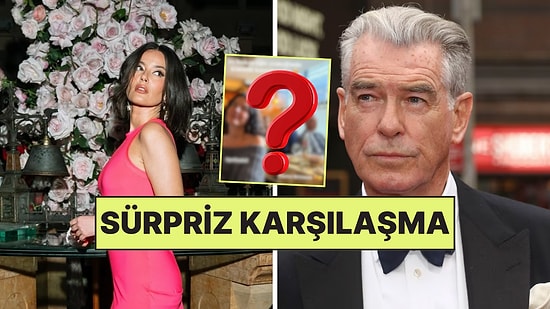 Boşanma İddiaları Bir Yana "James Bond" ile Yan Yana: Pelin Akil Sürpriz Karşılaşmayı Paylaştı