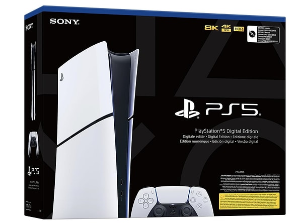 2. Amazon'da bugün Sony Playstation 5 Slim Digital Sürüm Oyun Konsolu'da indirimde!