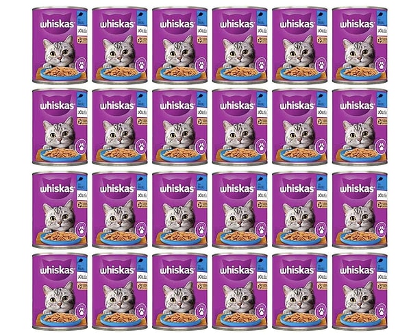 3. Amazon günün fırsatları devam ediyor! Whiskas Ton Balıklı 400 Gr x24, Kedi Yaş Mama