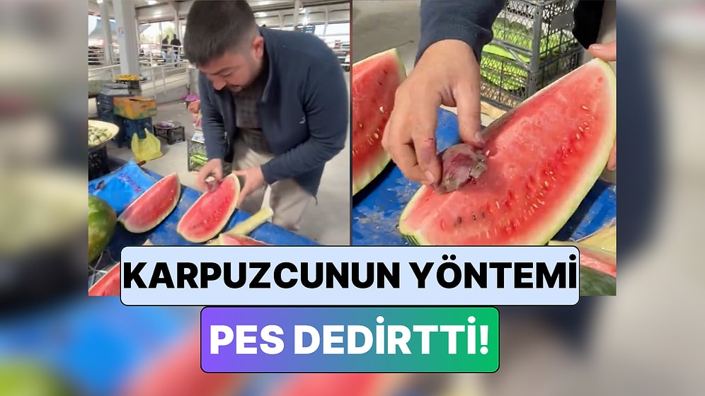 Bir Pazarcı Karpuzları Daha Kırmızı Göstermek İçin Kullandığı Yöntemi Paylaştı
