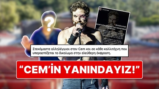 Boykot Çağrısı Yüzünden Ceza Alıp Yurt Dışına Gidemeyen Cem Yiğit Üzümoğlu'na Yunan Sanatçılardan Destek!