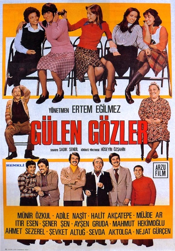 Yeşilçam denildiğinde akla gelen ilk filmlerden biri buram buram aile kokan Gülen Gözler'dir, bilen bilir!