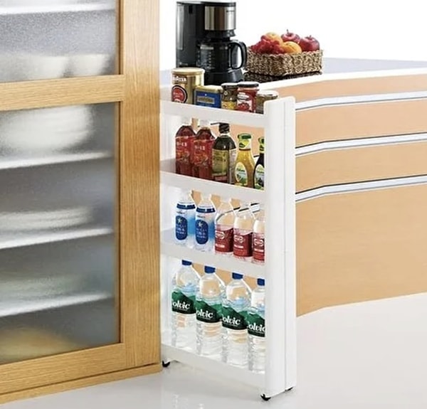 Bovlen 4 Katlı Tekerlekli Organizer