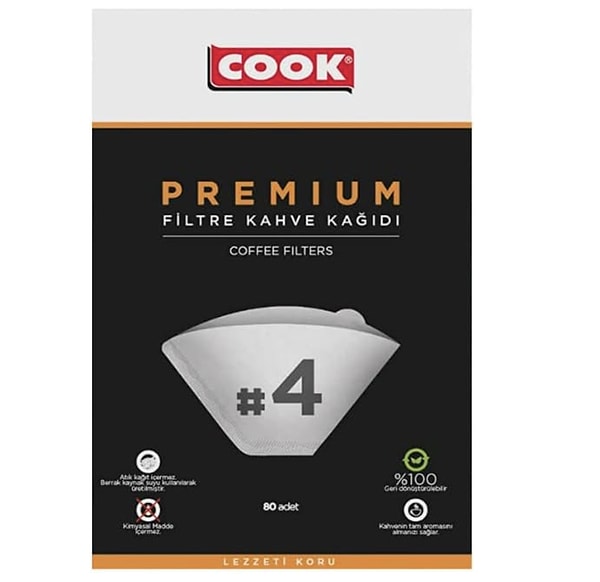 COOK Premium Filtre Kahve Kağıdı