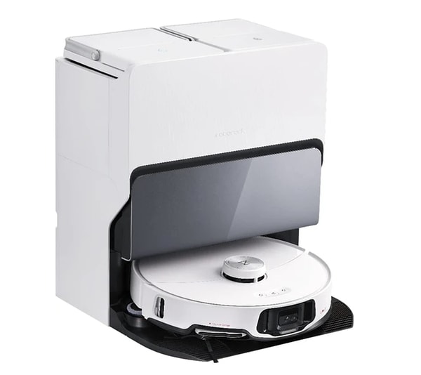 1. Roborock S8 Maxv Ultra Akıllı Robot Süpürge Beyaz Görseli