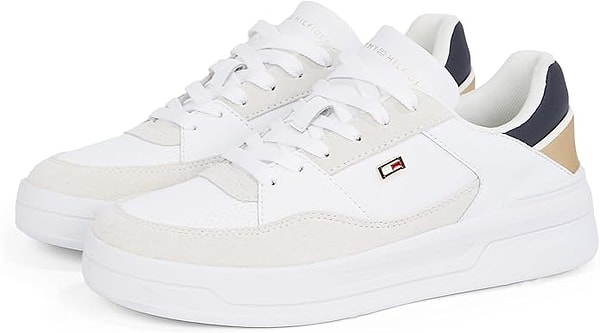 Tommy Hilfiger ESSENT BASKET SNEAKER METALLIC Spor Ayakkabı