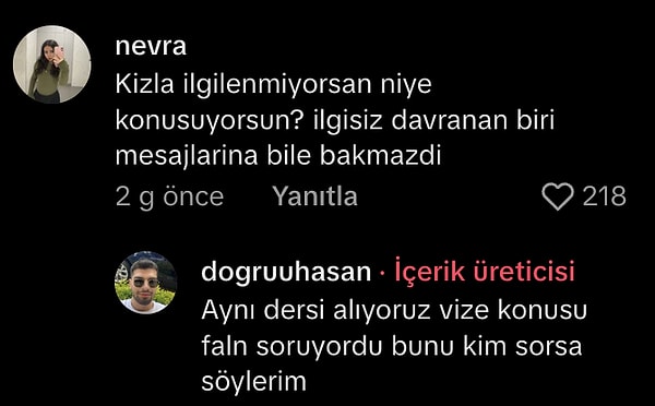 Videoya gelen yorumlardan bazıları ise şöyle 👇