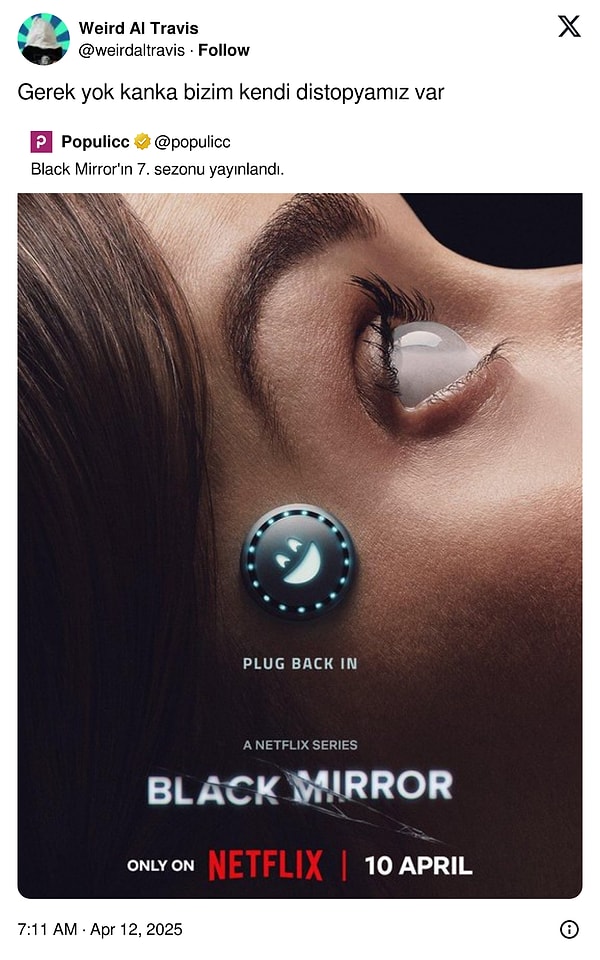 Black Mirror burada.