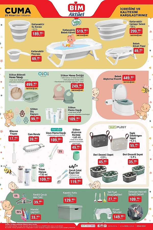 Katlanabilir Su Kovası 189 TL
