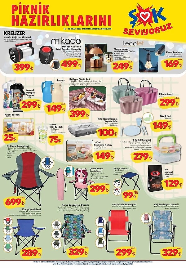 Kreuzer Hando Şarjlı Led El Feneri 399 TL,