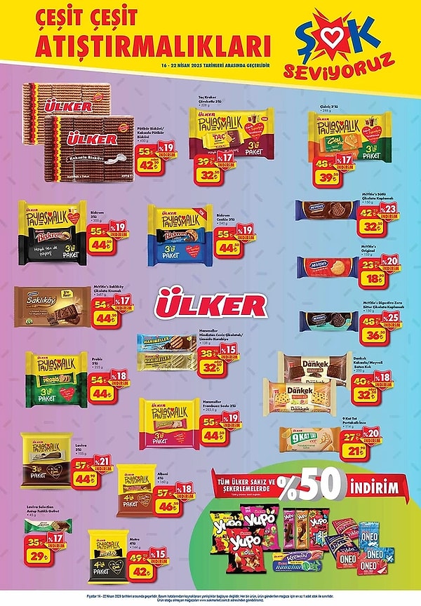 Atıştırmalık çeşitleri