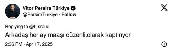 Maaşını verenler de...
