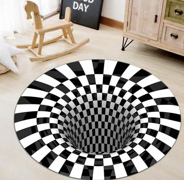 Mistaha 3D Yuvarlak Halı