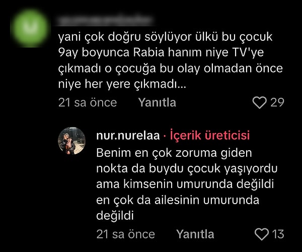 Görüntünün altına gelen yorumlarda kimisi muhabirin bu sözlerini eleştirdi, kimisi de haklı buldu.